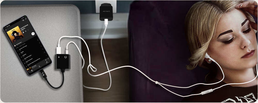 Un adaptateur multifonctions, rechargez tout en écoutant votre musique