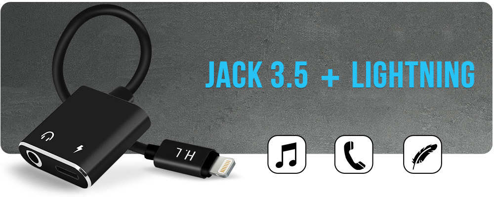 Dédié pour les appareils dotés d'une connectique Lightning - modèle HL-096