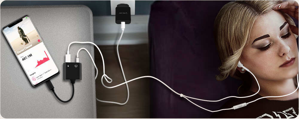 Un adaptateur multifonctions, rechargez tout en écoutant votre musique