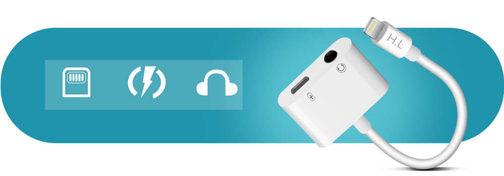 dédié pour les appareils dotés d'une connectique Lightning, modèle HL-099