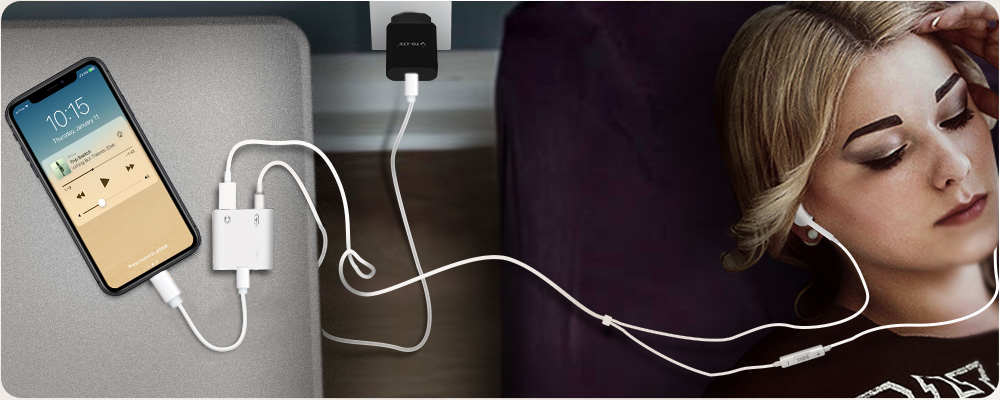 Écoutez votre musique et chargez votre appareil en même temps