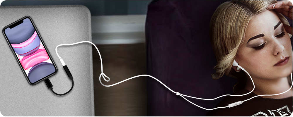 Utilisez vos écouteurs Jack 3.5mm, casque et même votre enceinte