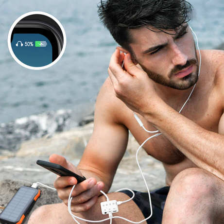 Adaptateur Audio Et Charge Lightning 4 En 1 Vers Double Jack 3.5mm / Lightning / USB-C 12cm, Splitter + Boutons De Contrôle, HL-108 - Blanc 28 VITESSE DE CHARGEMENT PRÉSERVÉE