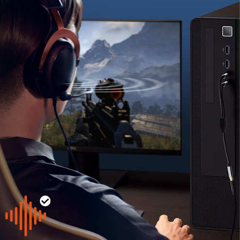 Adaptateur Audio Jack 3.5mm Femelle Vers 2x Jack 3.5mm Mâle, LinQ 24 Adaptateur Audio Jack 3.5mm femelle vers 2x Jack 3.5mm mâle, LinQ