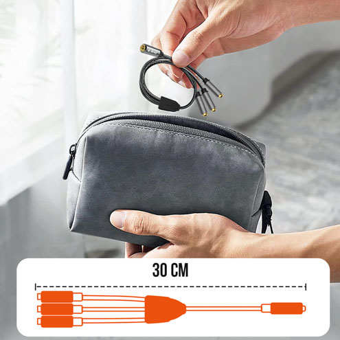 Splitter Audio Jack 3.5mm femelle vers 3x Jack 3.5mm femelle, LinQ