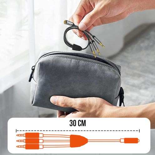 Adaptateur Audio Jack 3.5mm Femelle Vers 3x Jack 3.5mm Mâle, LinQ 29 Splitter Audio Jack 3.5mm femelle vers 3x Jack 3.5mm mâle, LinQ