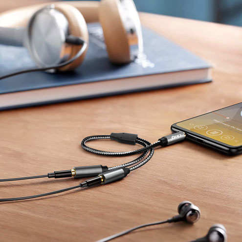 Adaptateur Audio Jack 3.5mm Mâle Vers 2x Jack 3.5mm Femelle, LinQ 23 Adaptateur Audio Jack 3.5mm mâle vers 2x Jack 3.5mm femelle, LinQ