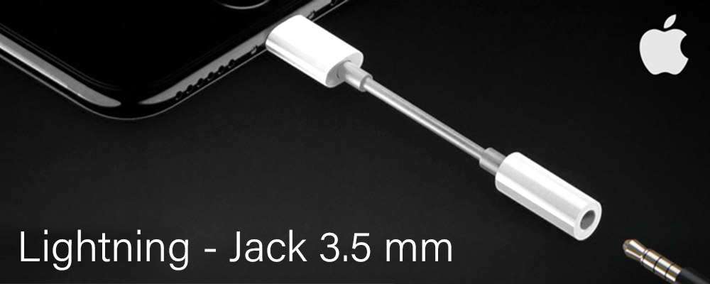 Adaptateur Original Apple Lightning Vers Mini-jack 3,5 Mm 12 Compatibles avec tout appareil équipé d’un connecteur Lightning