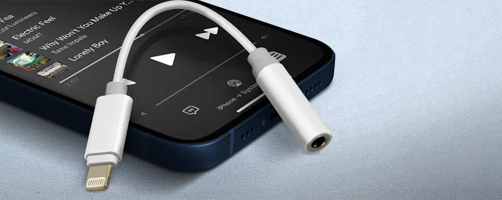 Adaptateur Audio IPhone Lightning Mâle Vers Jack 3.5mm Femelle Blanc 20 Pratique pour tous les appareils dotés uniquement d'un port Lightning