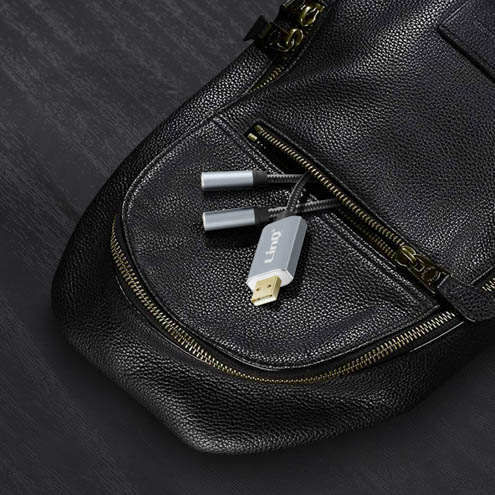 Adaptateur audio USB vers 2x Jack 3.5mm - Format ultra-compact