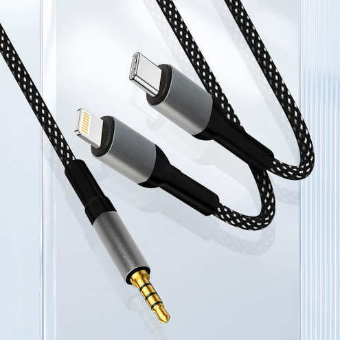 Adaptateur Audio USB-C Noir qualité sonore inchangé