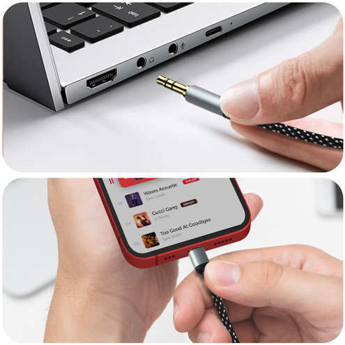 Câble 3en1 vers Jack 3.5mm LinQ Plug and Play