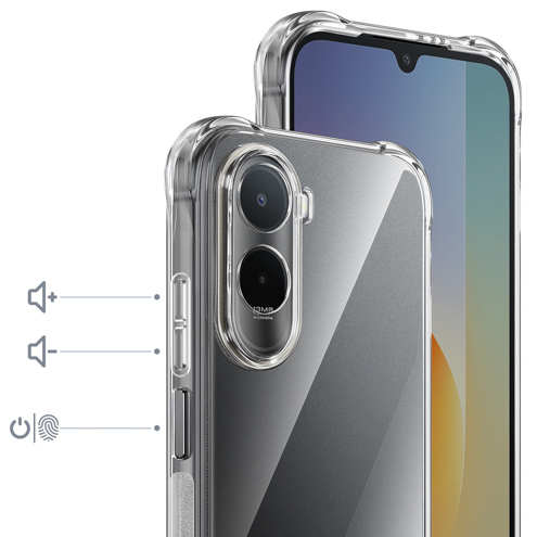 Coque Xiaomi Redmi A7 Pro Transparente antichoc avec coins renforcés