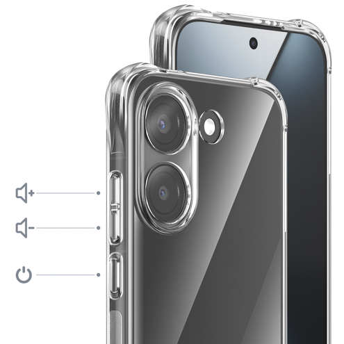 Coque Xiaomi Poco X8 Pro Transparente antichoc avec coins renforcés