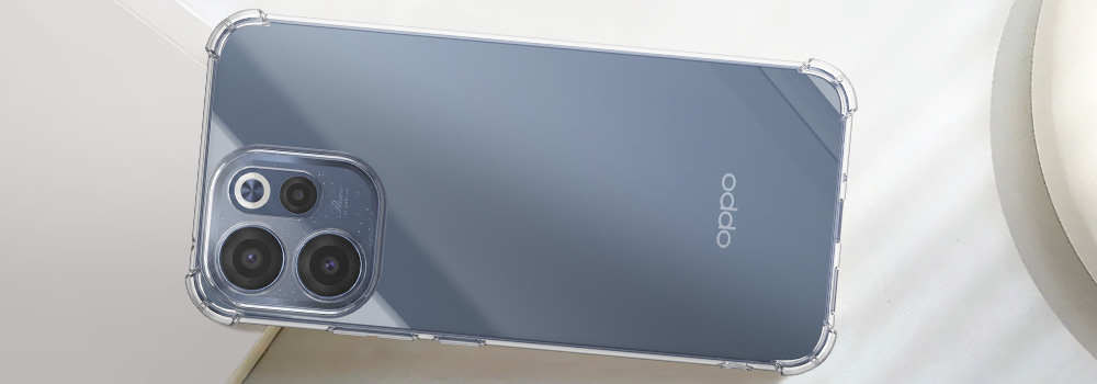 Coque silicone transparente avec coins Bumper antichoc pour Oppo Reno 15F et 15 FS