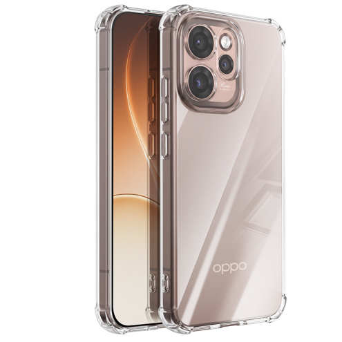 Coque silicone transparente Oppo Reno 15 Pro avec coins Bumper antichoc