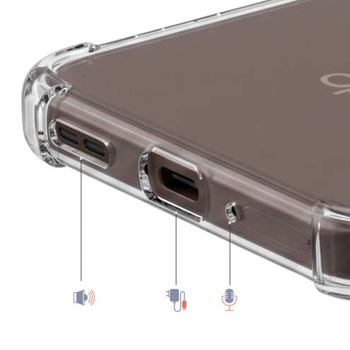 Coque silicone transparente Oppo Reno 15 Pro avec coins Bumper antichoc
