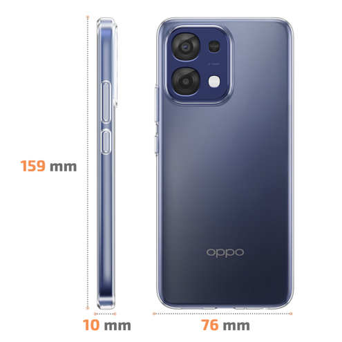 Coque Oppo A6 Pro transparente silicone ultra fine 0.5 mm discrète