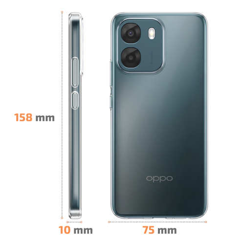 Coque Oppo A6 transparente silicone ultra fine 0.5 mm discrète