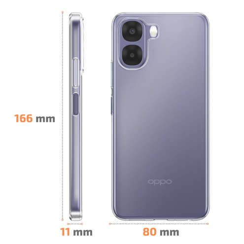 Coque Oppo A6x transparente silicone ultra fine 0.5 mm discrète