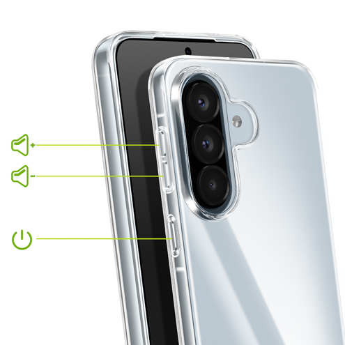 Coque silicone Samsung Galaxy A57 - protection transparente souple Mayaxess