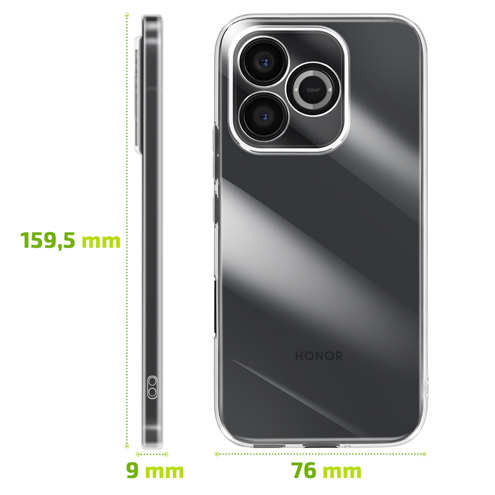 Coque silicone Honor 600 Lite - protection transparente souple Mayaxess
