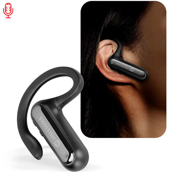 Oreillette Bluetooth Noire - Swissten Dock Earpiece