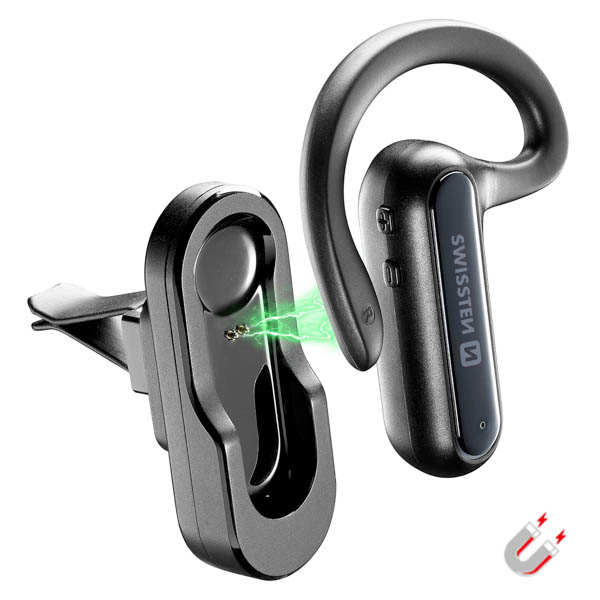 Oreillette Bluetooth Noire - Swissten Dock Earpiece