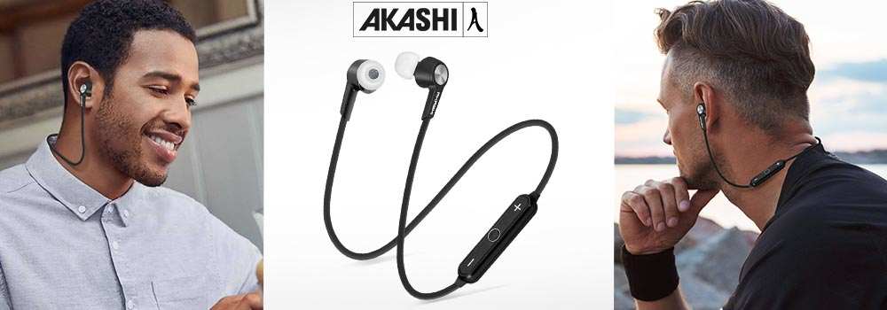 Écouteurs Bluetooth Intra-auriculaires Réduction de bruit Audio HD Microphone Intégré Akashi noir