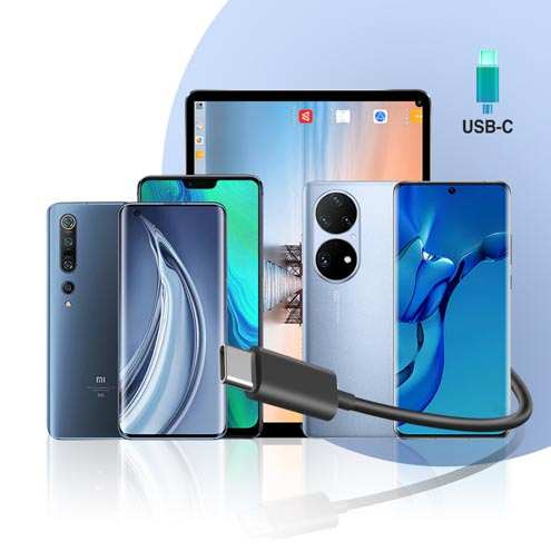 Écouteurs filaires BigBen, Type USB-C avec Kit Main Libre - Noir