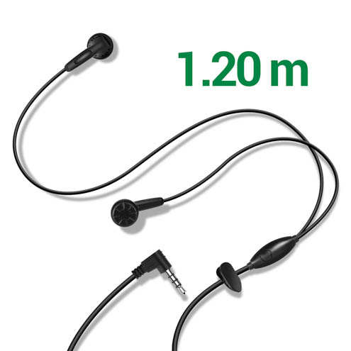 Écouteurs Filaires D'Origine Doro, Jack 3.5mm Avec Maintien Et Confort Total - Noir 25 Écouteurs Filaires d'Origine Doro, Jack 3.5mm, Noir