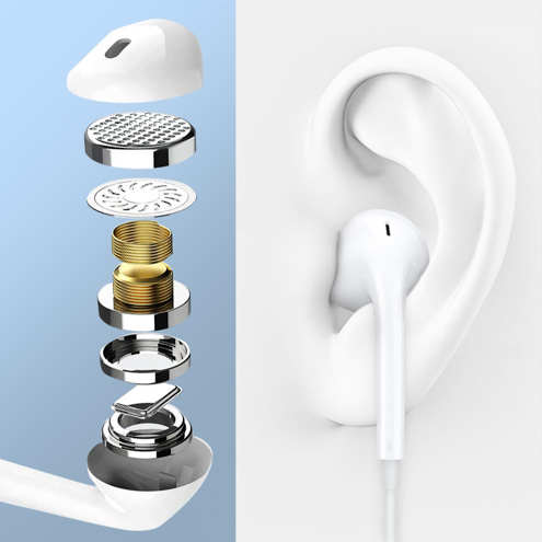 Écouteurs Jack 3.5mm Force Play avec Embouts ergonomiques