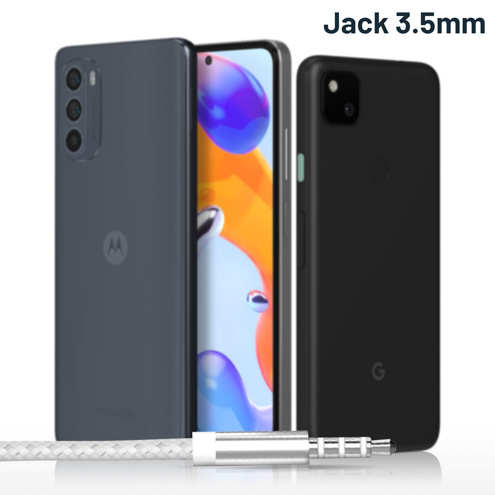 Écouteurs Force Play Jack 3.5mm Garantie à Vie Blanc Large compatibilité