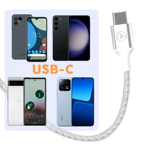 Écouteurs Garantie à vie USB-C Force Play, compatibilité universelle