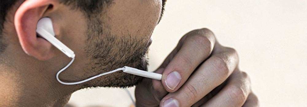 Écouteurs Kit Piéton USB-C Original Huawei Micro et Télécommande Blanc