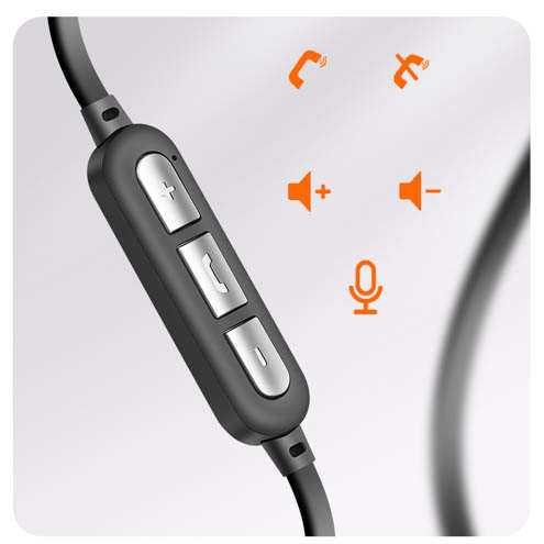 Écouteurs Bluetooth Sport LinQ Noir, Portée 40m - Tour De Cou 23 Écouteurs Bluetooth Sport LinQ Noir, Portée 40m - Tour de cou