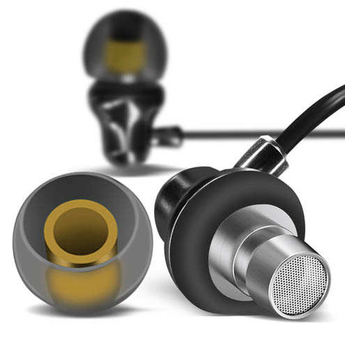 Écouteurs Filaires Lightning Intra-auriculaires Noir, LinQ