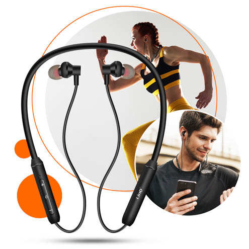 Écouteurs Bluetooth Sport, Magnétique Tour Du Cou, LinQ 23 Écouteurs LinQ tour du cou - Diffusion Bluetooth sans-fil