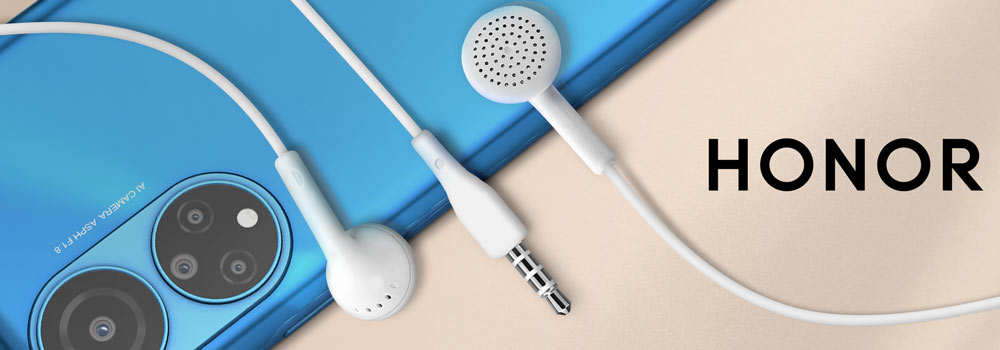 Écouteurs Honor Fonction Kit-piéton (micro + Décrochage) - Blanc 18 Écouteurs Filaires Jack 3.5mm Blanc Honor