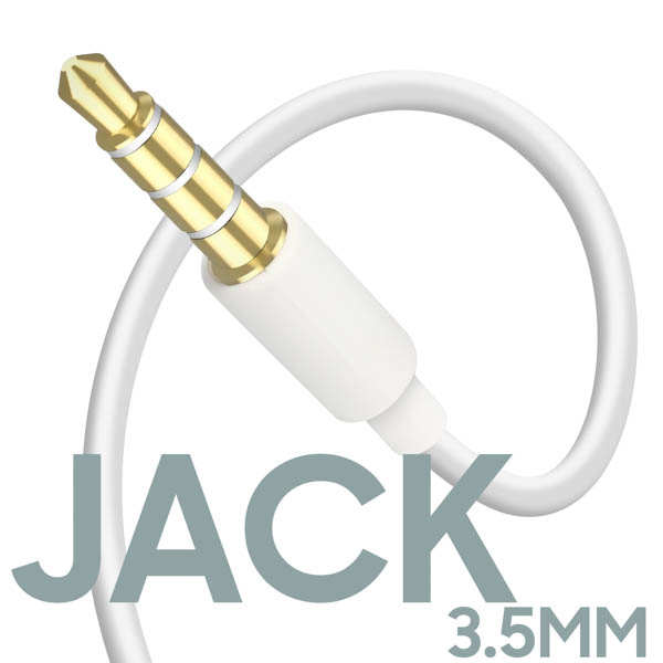 Écouteurs Intra-auriculaires Officiel Samsung Blanc Prise Jack 3.5mm