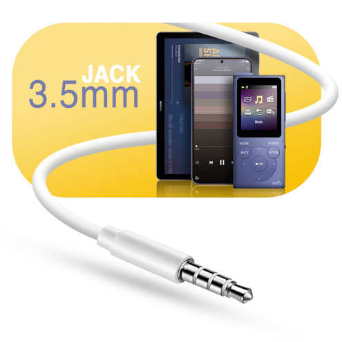 Écouteurs Kit Piéton Jack 3.5mm d'Origine Samsung Blanc Large compatibilité