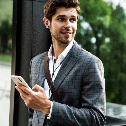 Écouteurs Kit Mains Libres Jack 3.5mm d'Origine Samsung Noir offrant un Port confortable