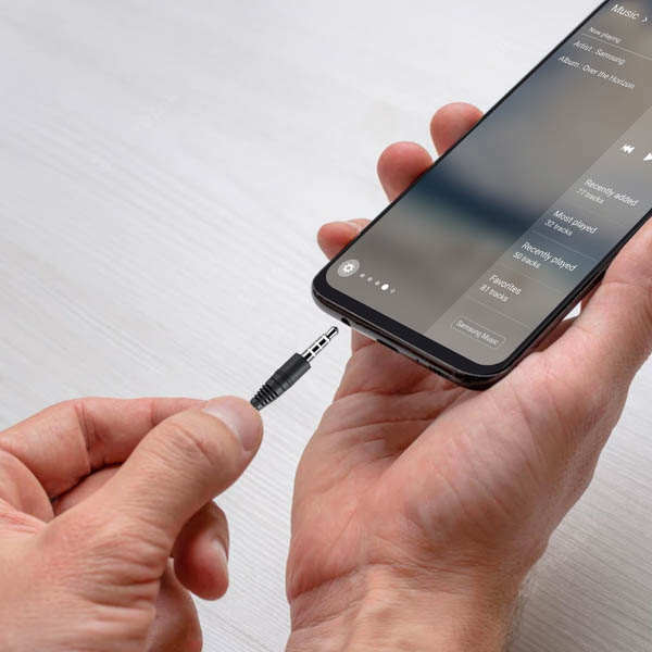 Écouteurs filaires Officiels Samsung IA500 noir avec Prise Jack 3.5mm