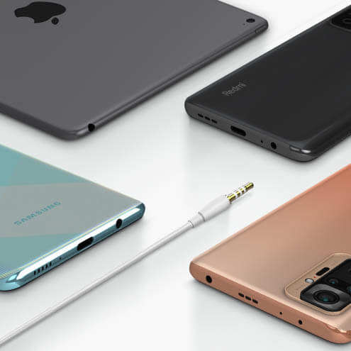 Écouteurs Samsung Jack 3.5mm Sound by AKG, Kit Mains Libres Blanc avec compatibilité universelle