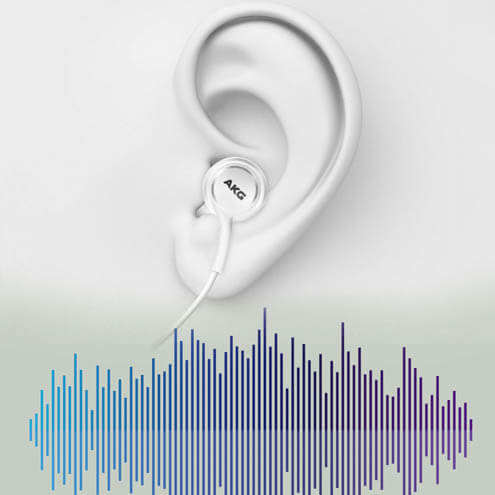 Écouteurs Jack 3.5mm Filaires Original Samsung Blanc avec son de qualité