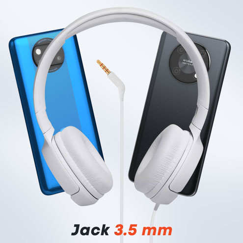 Casque Filaire JBL, Son Pure Bass Et Bouton De Commande, Tune 500 - Blanc 27 Casque JBL Tune 500 Jack 3.5mm Universel