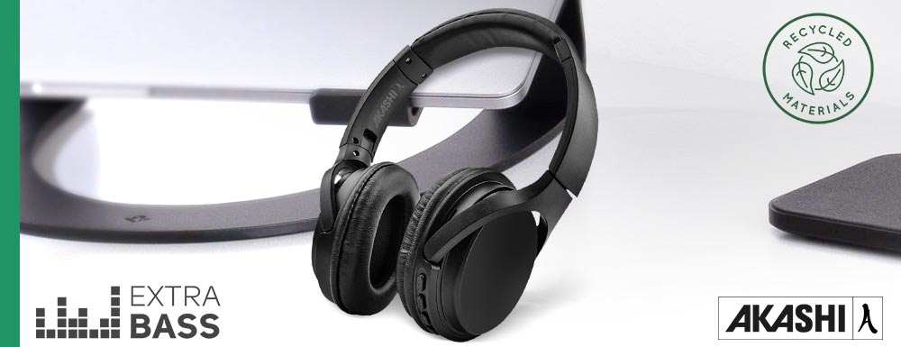Casque audio Bluetooth Recyclable Akashi Autonomie 15h