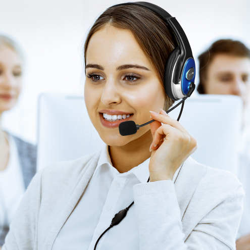 Casque Micro branchement double jack Linq avec micro réglable