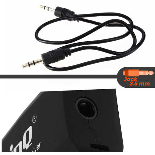 Récepteur audio USB LinQ avec sortie Jack + Câble audio Jack 3.5mm inclus