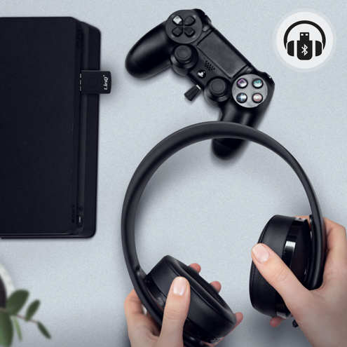Adaptateur Bluetooth PS4, Transmetteur / Récepteur USB Pour Casque, Ecouteurs Sans Fil, Linq - Noir 23 Adaptateur Bluetooth PS4 LinQ - Utilisez un casque / écouteurs sans fil